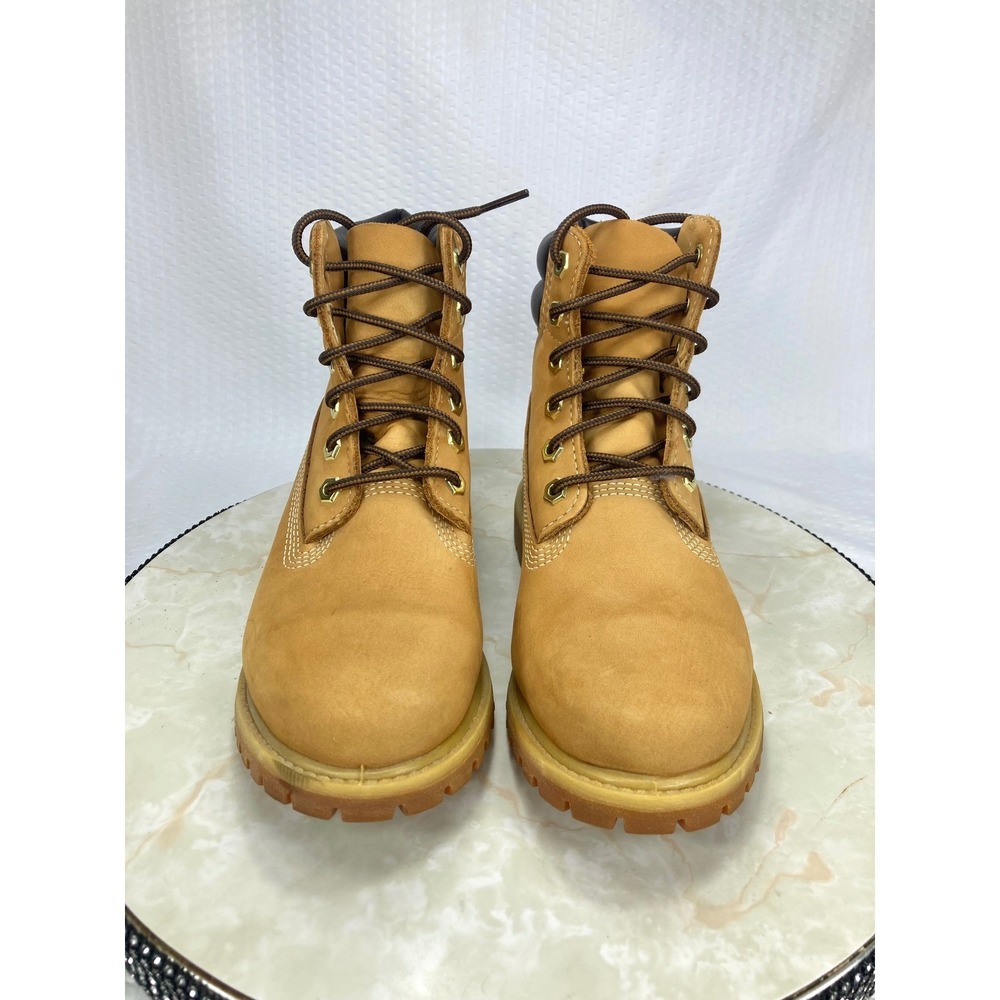 Timberland Waterville Double Collar Hi Top Boots Women 7 Brown Lug Sole Shoe NEW - Picture 3 of 12